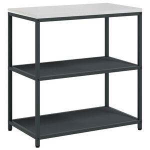 vidaXL Virtuves Uzglabā&scaron;ana HATTEM Antracīta 90 x 50 x 92 cm Tērauds