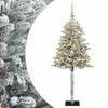 vidaXL Mākslīgā Ziemassvētku eglīte ar rotājumiem 120 cm 150 LED
