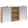 vidaXL Vannas istabas skapju komplekts 3 pcs 126 x 16 x 62.5 cm