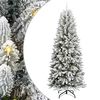 vidaXL Mākslīgā Ziemassvētku eglīte Balts 240 cm