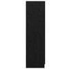 vidaXL Skapis Melns ozolkoks 82,5 x 51,5 x 180 cm Inženierijas koks