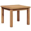 vidaXL Kafijas galdiņ&scaron; Brūna 45 x 45 x 36 cm Ciets tek&scaron;a koks
