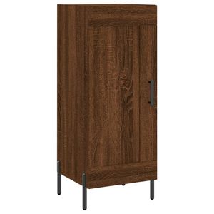 vidaXL kumode, ozolkoka krāsa, 34,5x34x90 cm, inženierijas koks