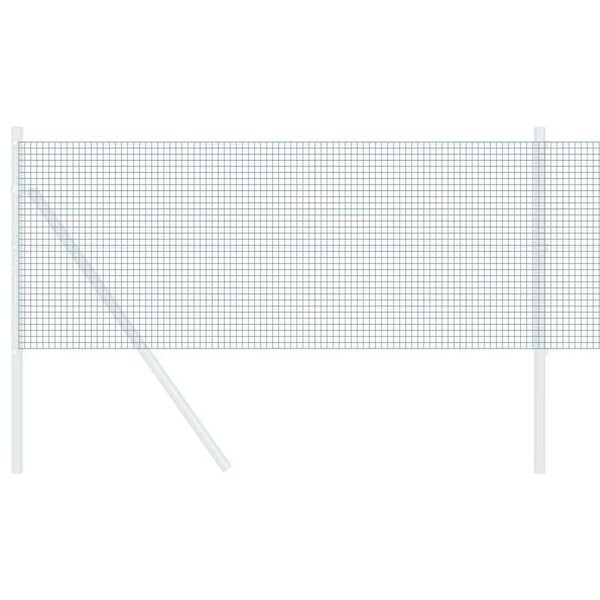 vidaXL Metinātās stieples žogs Zaļa 0.8 x 100 m