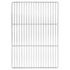 vidaXL Grila restes 50 x 35 cm Nerūsējo&scaron;s tērauds Sudraba