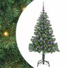 vidaXL Ziemassvētku eglīte Zaļa 150 cm PVC