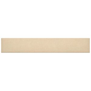 vidaXL Sienas galvgals 12 gab. 90 x 15 cm Krēmkrāsa audums