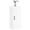 vidaXL sienas skapītis, 34,5x34x90 cm, inženierijas koks, balts