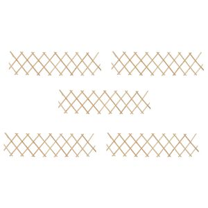 vidaXL &scaron;paleru žogi, 5 gab., 180x30 cm, egles koks