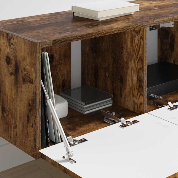 vidaXL TV sienas skapītis Dūmaka ozols 78,5 x 31 x 29,5 cm