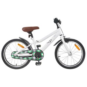 vidaXL Bērnu Velosipēds 18 Collas 5-7 gadiem Balts