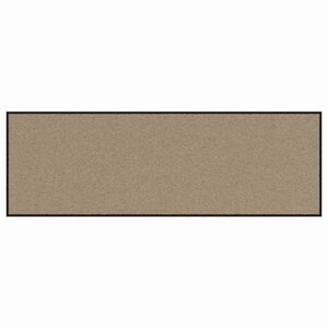 vidaXL Durvju paklājs Bežs un melns 60 x 180 cm 100% poliamīds