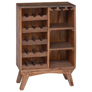 vidaXL Statīvs Brūna 60 x 30 x 90 cm Cietais atjaunotais koks