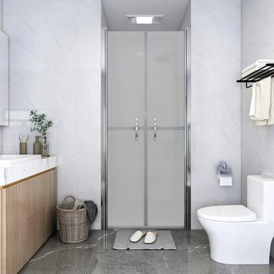vidaXL dušas durvis, 101x190 cm, ESG, matētas