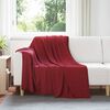 vidaXL Pleds Bordo sarkans 200 x 150 cm Flīss