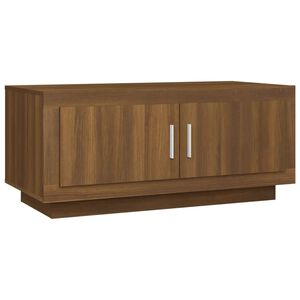 vidaXL kafijas galdiņ&scaron;, ozola krāsa, 102x50x45 cm, inženierijas koks