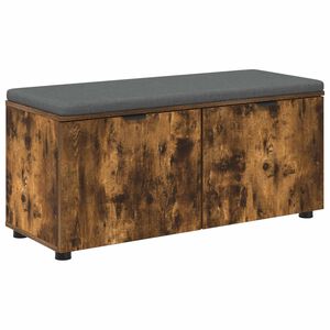 vidaXL Zāles sols ar spilvenu Kūpināts Ozols 100 x 38 x 46 cm