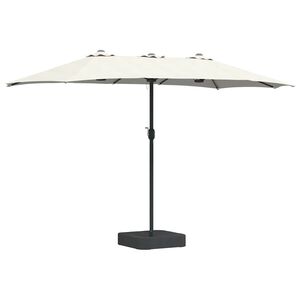 vidaXL Dārza parasols Smil&scaron;u 385 x 209 x 244 cm Poliesters un tērauds
