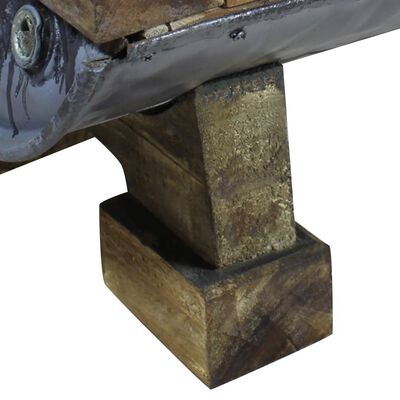 vidaXL kafijas galdiņš, 90x50x35 cm, pārstrādāts masīvkoks