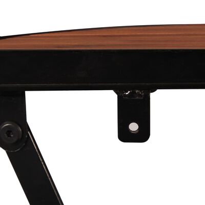 vidaXL bistro galds, 85x43x75 cm, akācijas masīvkoks