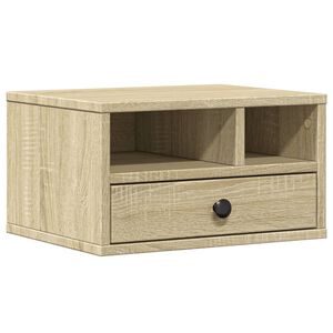 vidaXL printera statīvs, ozola krāsa, 40x32x22,5 cm, inženierijas koks