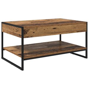 vidaXL Kafijas galdiņ&scaron; Vecs koks 80 x 50 x 40 cm Inženierijas koks