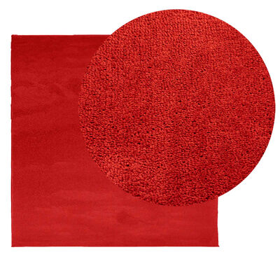 vidaXL paklājs OVIEDO, īsa spalva, sarkans, 200x200 cm