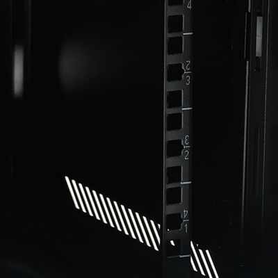 vidaXL 22U servera skapis ar ritenīšiem, 19", IP20, 1050x600x1170 mm