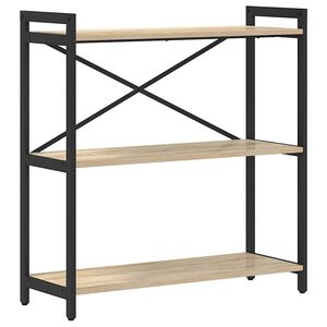 vidaXL Grāmatu plaukts 80 x 30 x 85 cm Inženierijas koks Sonoma ozols