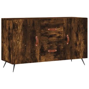 vidaXL kumode, ozolkoka krāsa, 100x36x60 cm, inženierijas koks