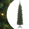 vidaXL Mākslīgā Ziemassvētku eglīte su 300 LED ar statīvu Zaļa 180 cm