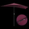 vidaXL Dārza parasols Bordo sarkans 294 x 150 x 223 cm