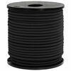 vidaXL Bungee vadi 6 mm Melns PP un gumija