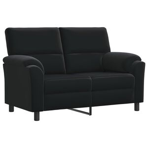 vidaXL Dīvāns Melns 154 x 85 x 93 cm Samts