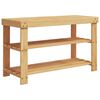 vidaXL 3 līmeņu apavu plaukts, 70x27,5x45 cm, bambuss