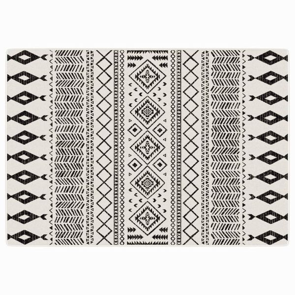 vidaXL iek&scaron;telpu un āra paklājs, 160x230 cm, daudzkrāsains, neslīdo&scaron;s