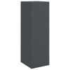 vidaXL kumode, antracītpelēka, 34,5x39x107 cm, tērauds