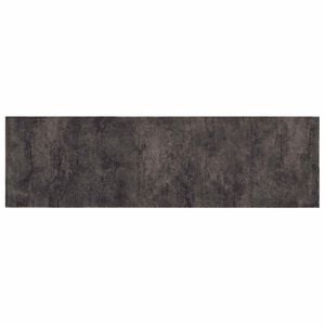 vidaXL Virtuves paklājs melns betons 150 x 45 cm 100% poliamīds