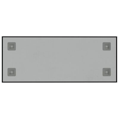 vidaXL magnētiskā tāfele, stiprināma pie sienas, melna, 50x20 cm