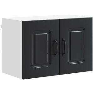 vidaXL Trauku ma&scaron;īnas panelis Kalmar Melna 60 x 31 x 40 cm