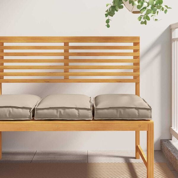 vidaXL Spilvens 2 pcs Pelēkbrūna 40 x 40 x 8 cm Oksforda audums