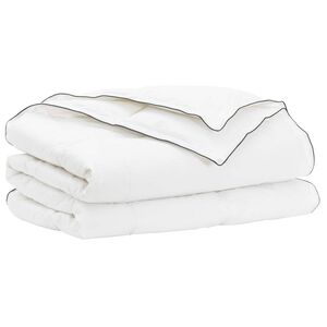 vidaXL Sega 155 x 220 cm 100% kokvilna Balts