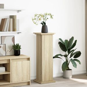 vidaXL displeja statīvs ar glabā&scaron;anas 31x30x90 cm inženierijas koks