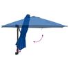 vidaXL Dārza parasols Azurblau 248 x 248 x 148 cm