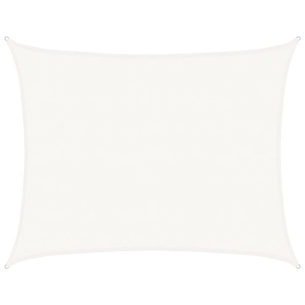 vidaXL saulessargs, 160 g/m&sup2;, balts, 6x8 m, HDPE