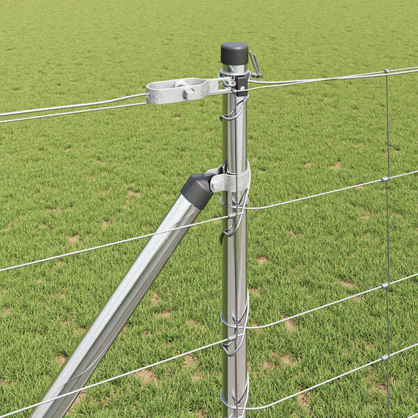 vidaXL Žoga āķis Cinkots 50 x 1,2 m Tērauds