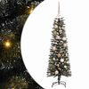 vidaXL Mākslīgā Ziemassvētku eglīte su 150 LED ar statīvu Zaļa 120 cm