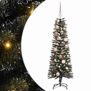 vidaXL Mākslīgā Ziemassvētku eglīte su 150 LED ar statīvu Zaļa 120 cm