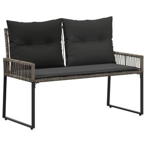 vidaXL Āra sols 2 -Seater 4 gab. 110 x 59 x 82 cm poliratāns