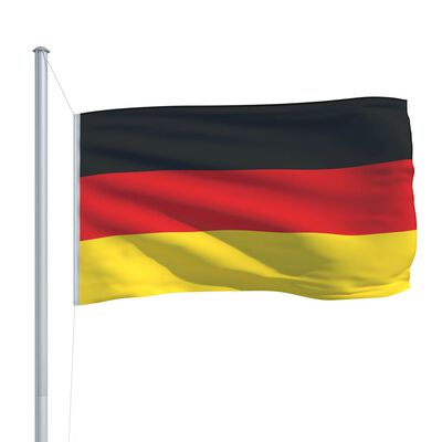 vidaXL Vācijas karogs, 90x150 cm